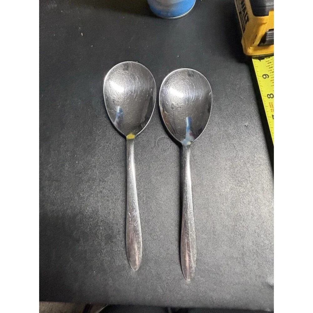 Imperial Stainless Steel Korea Serving Spoons Set Of Two Scoops